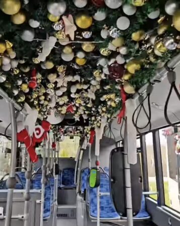 Hai la plimbare cu Autobuzul lui Moș Crăciun  prin Târgoviște!