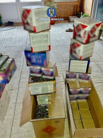 Operațiunea Petarde: Capturi masive de artificii ilegale în Dâmbovița