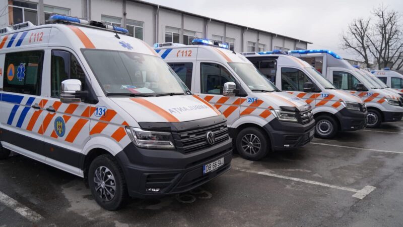 Primul lot de ambulanțe moderne a ajuns  în Dâmbovița 