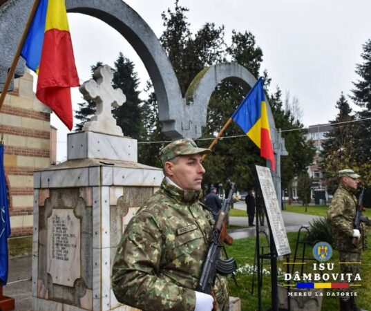 Târgoviște a comemorat Ziua Victoriei Revoluției Române și a Libertății – 22 Decembrie 1989