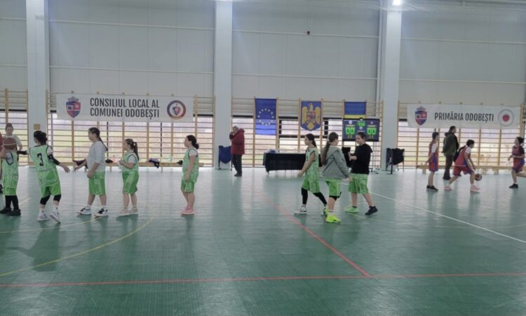 Baschet feminin juvenil la Odobești: Talent, pasiune și fair-play în prim-plan