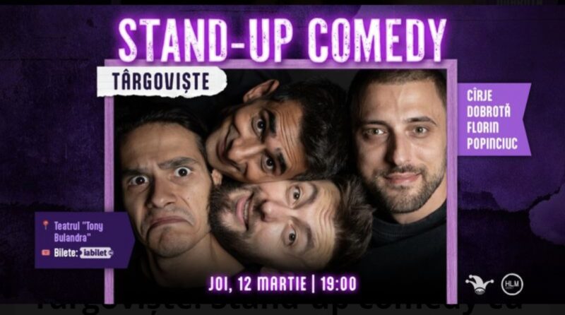 Stand-up de excepție la Târgoviște – râs garantat 