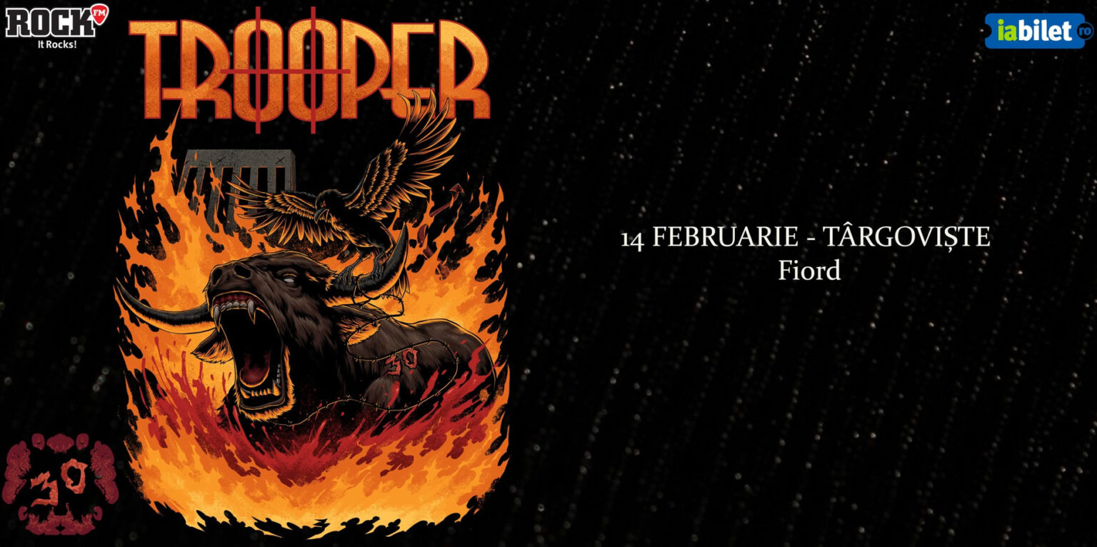TROOPER sărbătorește 30 de ani de carieră cu un concert de Valentine’s Day la Târgoviște 
