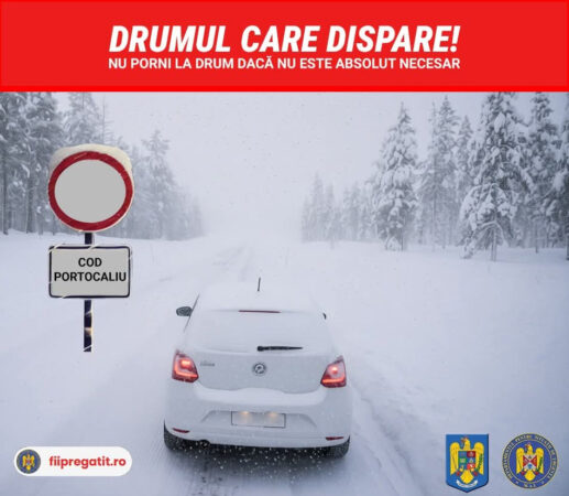  ATENȚIONARE IMPORTANTĂ – Evitați deplasările în intervalul Codurilor Portocalii