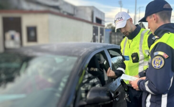 Bărbat urmărit internațional, prins de polițiștii dâmbovițeni pe DN 71