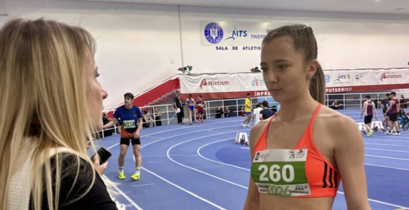 Denisa Predică, în Top 8 național la 60 m plat! Performanță solidă la Cupa României