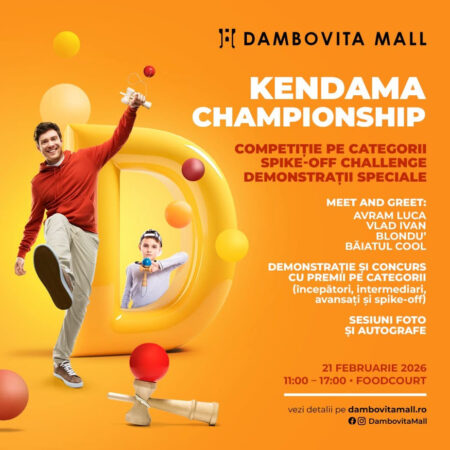 Kendama Championship 2026 – Distracție, trick-uri și premii la Dâmbovița Mall!