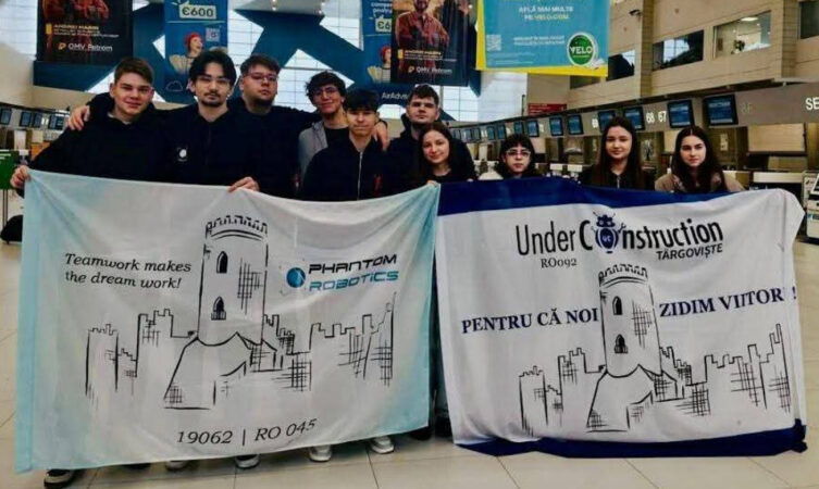 Mândrie pentru Târgoviște: Elevii pasionați de robotică  de la Colegiul Național „Constantin Carabella”, au câștigat premii în Germania