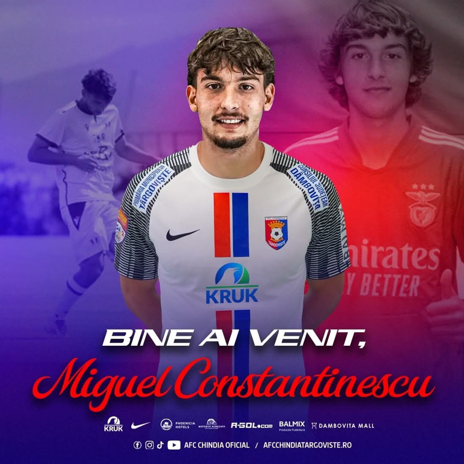 Miguel Constantinescu, noul transfer al Chindiei Târgoviște