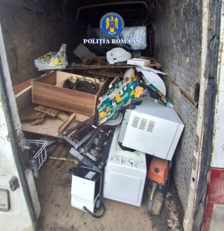 Transport ilegal de deșeuri , depistat de polițiștii dâmbovițeni
