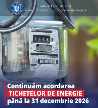 Voucherele de energie continuă până la finalul anului 2026 