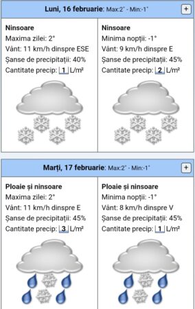 Vremea se schimbă radical: Ploi în weekend și ninsoare luni la Târgoviște Vremea se schimbă radical: Ploi în weekend și ninsoare luni la Târgoviște