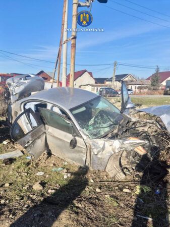 Accident feroviar la Voia: Un autoturism lovit de tren