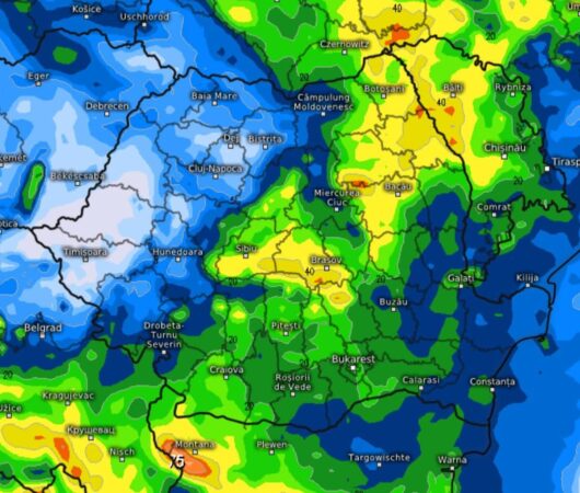  Alertă meteorologică: Ciclon mediteraneean în apropierea României, județul Dâmbovița vizat