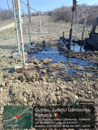 Amendă de 100.000 lei după o poluare cu produse petroliere la Doicești