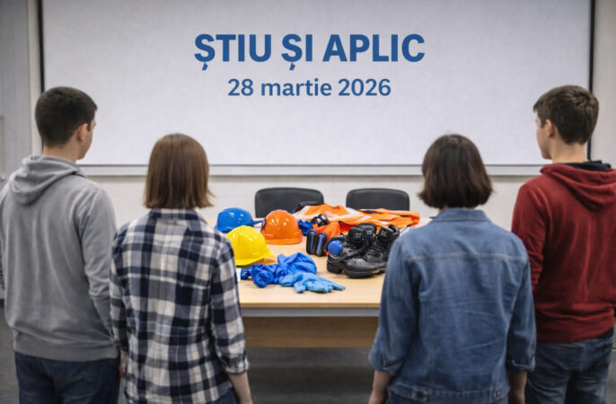 Elevii din Dâmbovița, provocați să învețe despre siguranța la locul de muncă: Concursul „Știu și Aplic” ajunge la etapa județeană