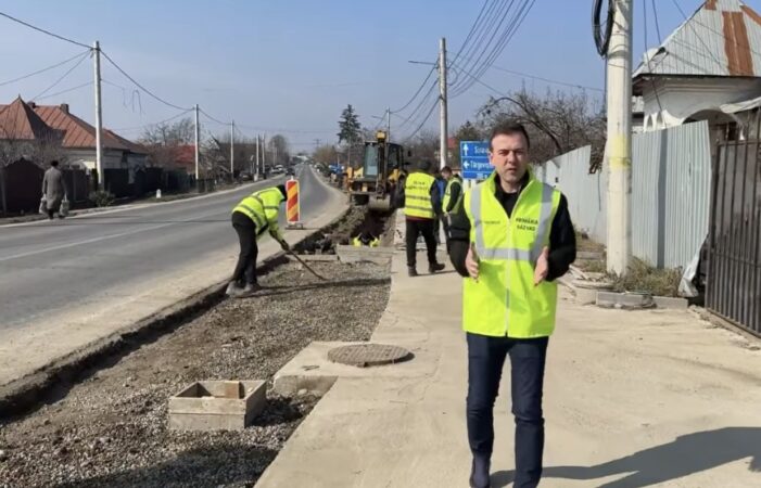  Lucrări în desfășurare la Răzvad: Continuă modernizarea infrastructurii