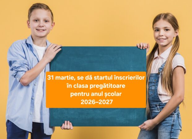 Mâine, 31 martie, se dă startul înscrierilor în clasa pregătitoare pentru anul școlar 2026–2027 Mâine, 31 martie, se dă startul înscrierilor în clasa pregătitoare pentru anul școlar 2026–2027