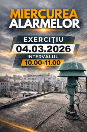 „Miercurea Alarmelor” 2026 – Exercițiu de testare a sistemelor de alertă publică în Dâmbovița „Miercurea Alarmelor” 2026 – Exercițiu de testare a sistemelor de alertă publică în Dâmbovița