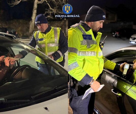 OPERAȚIUNEA „Alcohol & Drugs” în județul Dâmbovița: 15 șoferi prinși sub influența alcoolului și 4 sub substanțe psihoactive