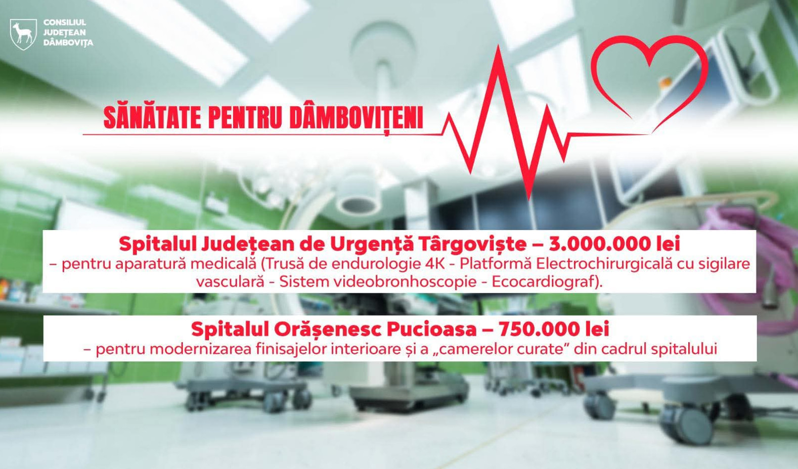 Parlamentarii județului Dâmbovița susțin modernizarea sistemului medical