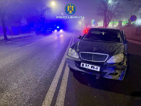 Pericol public: Accident rutier produs de un șoferi fără permis 