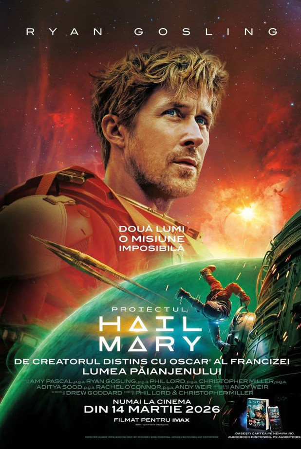 Premiera „Proiectul Hail Mary” la Cinema Independența: o misiune imposibilă pentru salvarea Pământului!