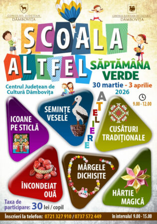 „Școala Altfel” aduce meșteșugurile tradiționale în prim-plan