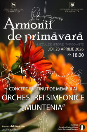  „Armonii de primăvară” la Târgoviște: concert de muzică clasică la Muzeul de Istorie