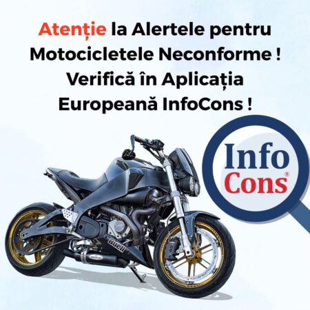  Atenție la motocicletele neconforme! Verifică alertele direct în aplicația InfoCons