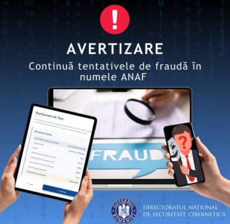 Avertisment ANAF: Apeluri telefonice frauduloase de tip „vishing”