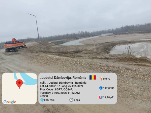 Balastieră ilegală descoperită în comuna Uliești: operator sancționat și activitatea suspendată