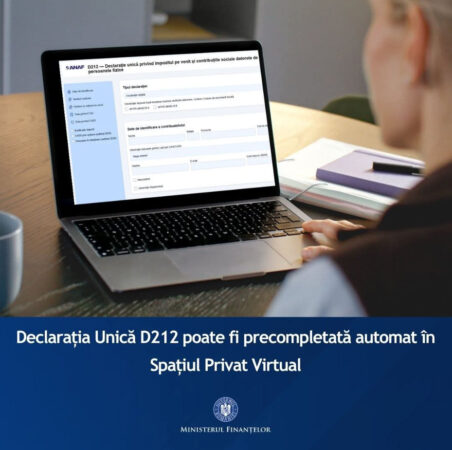  Declarația Unică 2026, disponibilă precompletată în SPV