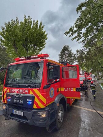 Exercițiu de intervenție la Spitalul Județean Târgoviște: scenariu de incendiu și evacuarea a circa 120 de persoane