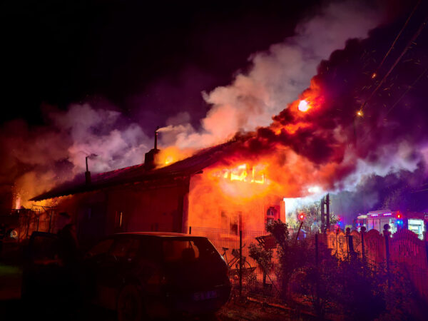 Incendiu puternic la Morteni