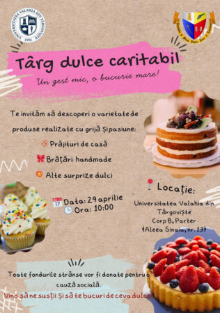 O comunitate care dă speranță, Târgoviște se unește pentru Ioana: Târgul Dulce Caritabil 