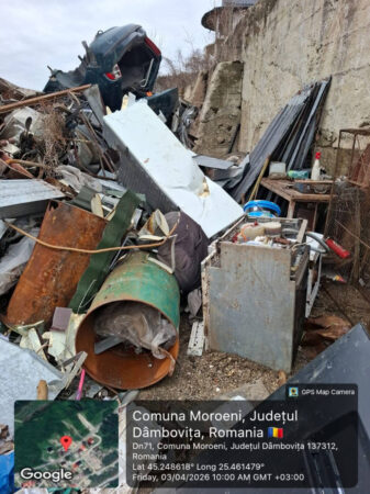 Poluatorul plătește! Amendă de 100.000 lei pentru un centru de colectare deșeuri din Moroeni