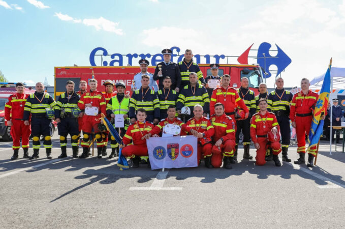 Pompierii dâmbovițeni, pe primul loc la  Competiția Națională de Descarcerare – faza zonală 