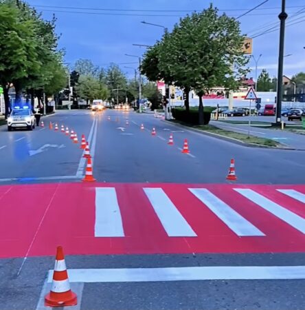 Treceri de pietoni mai sigure la Târgoviște! Marcaje moderne, pentru un oraș mai  sigur 