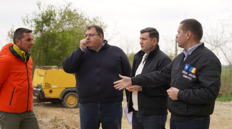Vizită de lucru pe DJ 720C Gura Ocniței – Ocnița, lucrările avansează conform graficului