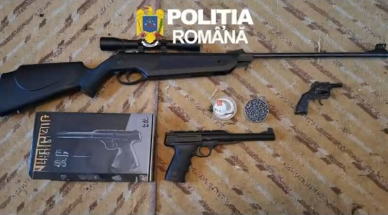 41 DE PERCHEZIȚII: Rețea de arme ilegale, destructurată