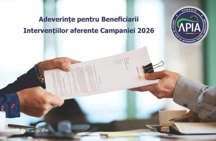 APIA eliberează adeverințe pentru fermieri în Campania 2026 – sprijin pentru accesarea creditelor agricole APIA eliberează adeverințe pentru fermieri în Campania 2026 – sprijin pentru accesarea creditelor agricole