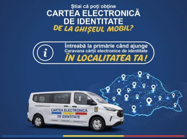 Caravana CEI vine mai aproape de oameni! Noua carte electronică de identitate poate fi solicitată direct în localitate Caravana CEI vine mai aproape de oameni! Noua carte electronică de identitate poate fi solicitată direct în localitate