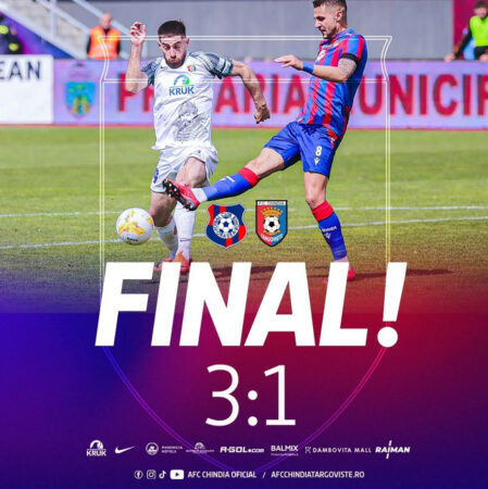 Chindia pierdut la Oradea: serie neagră pentru dâmbovițeni în play-off