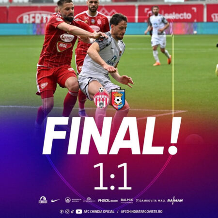 Chindia Târgoviște a obținut un punct la Sfântu Gheorghe: 1–1 cu Sepsi OSK Chindia Târgoviște a obținut un punct la Sfântu Gheorghe: 1–1 cu Sepsi OSK