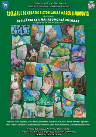„Copilăria – cea mai frumoasă culoare” transformă Târgoviștea într-un spațiu al emoției, artei și imaginației