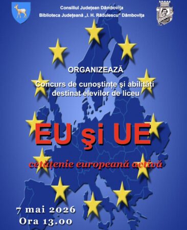 Elevii de liceu din Dâmbovița intră în competiție pentru „cetățenie europeană activă”