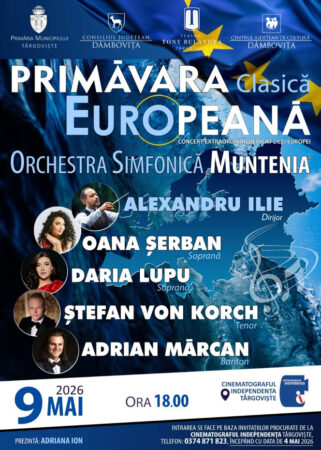 Invitațiile pentru „Primăvara Clasică Europeană” pot fi ridicate de astăzi de la Cinema Independența 
