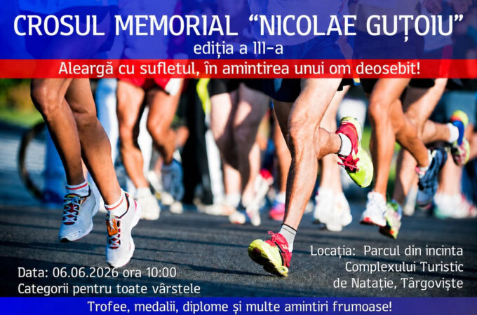 Crosul „Memorial Nicolae Guțoiu” revine la Târgoviște: sport, emoție și tradiție pentru elevi Crosul „Memorial Nicolae Guțoiu” revine la Târgoviște: sport, emoție și tradiție pentru elevi