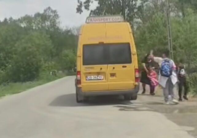 Microbuz școlar depistat cu număr de elevi peste capacitatea admisă în comuna Hulubești Microbuz școlar depistat cu număr de elevi peste capacitatea admisă în comuna Hulubești